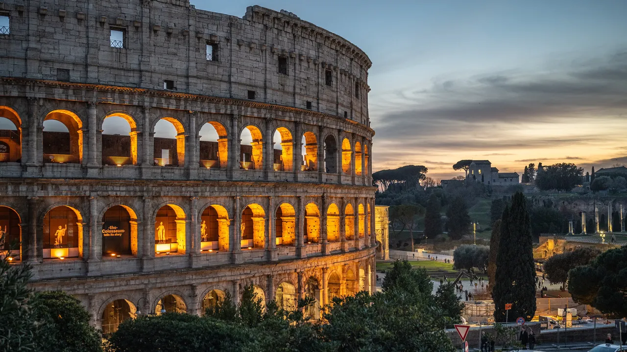 The Colosseum in Rome, the great arena of the emperors. (Wikimedia Commons)
