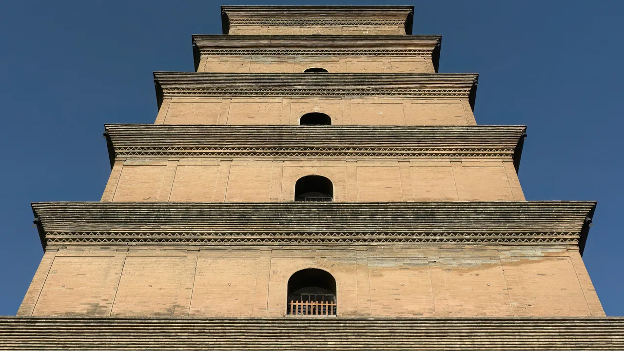 The Giant Wild Goose Pagoda in Xi'an, built in the Tang golden age. (Wikimedia Commons)