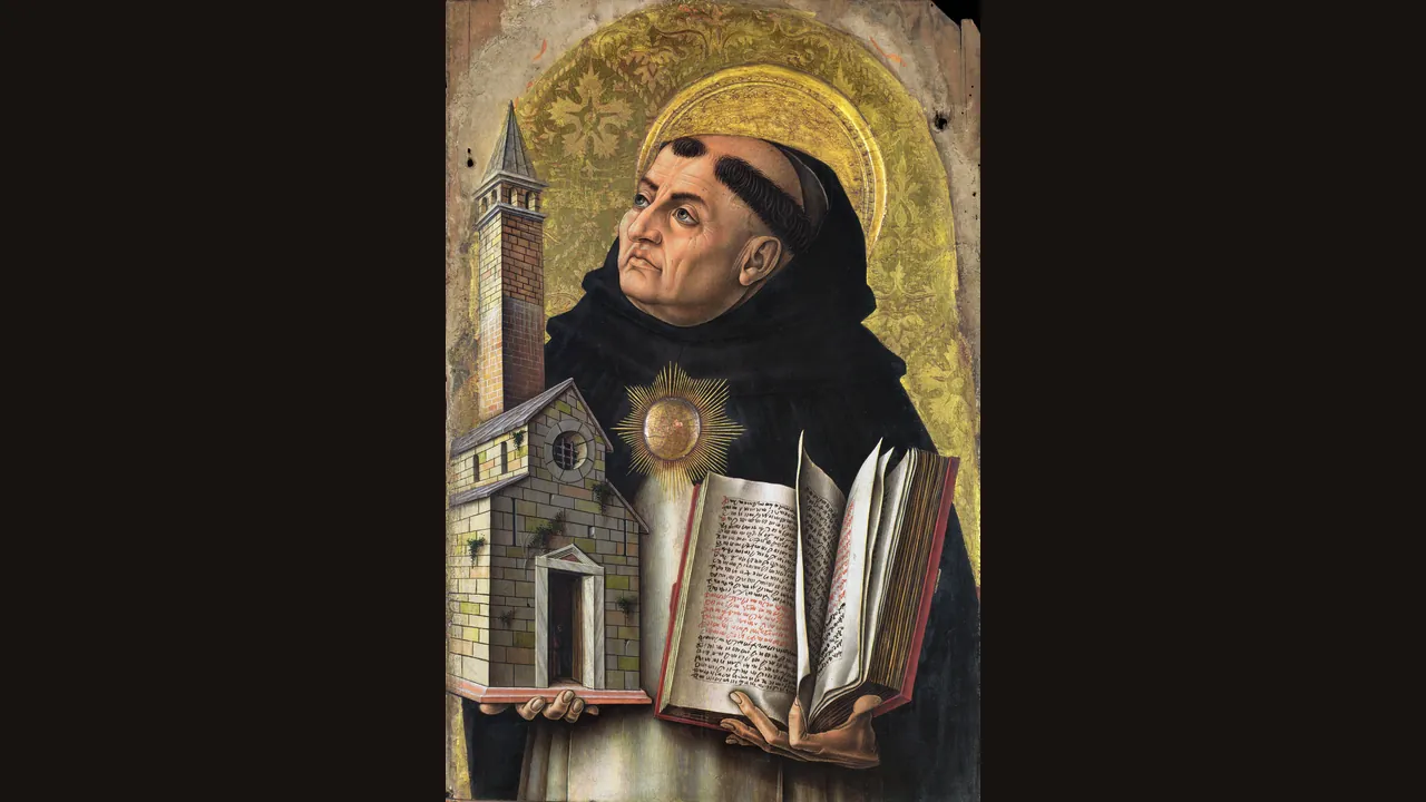 Painting of Thomas Aquinas (Wikimedia Commons, public domain)