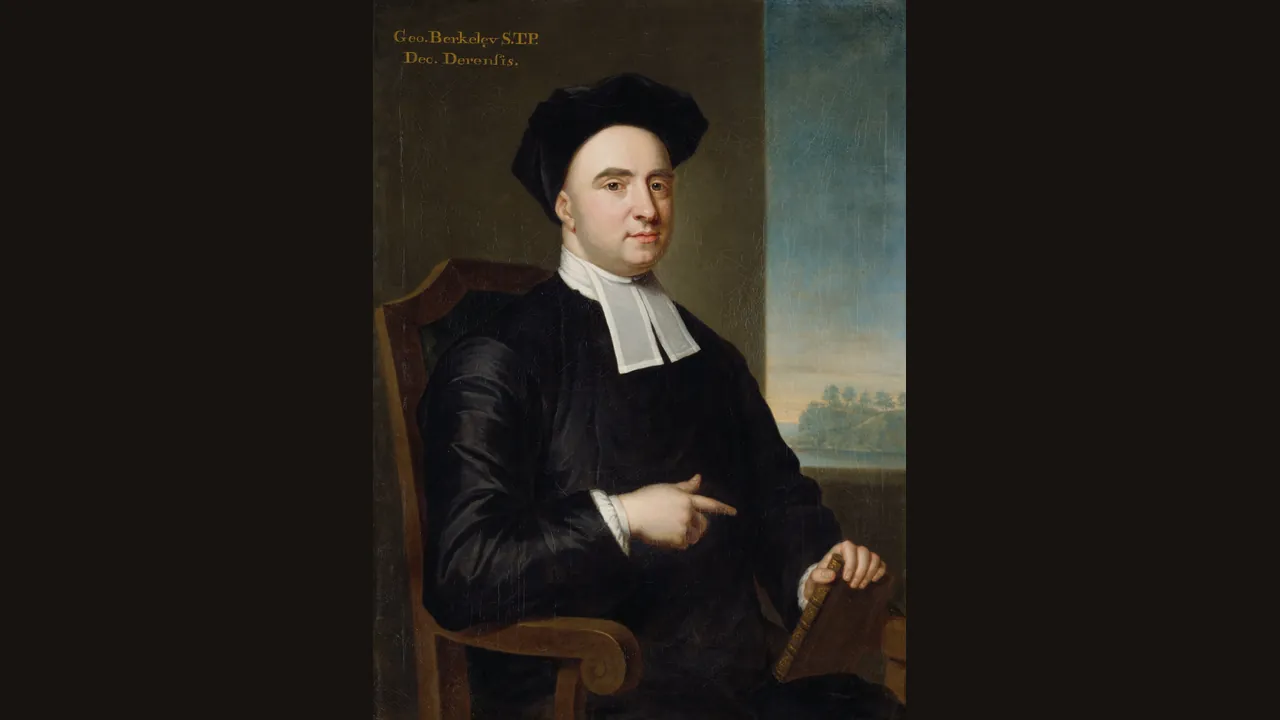Portrait of George Berkeley by John Smibert (Wikimedia Commons, public domain)