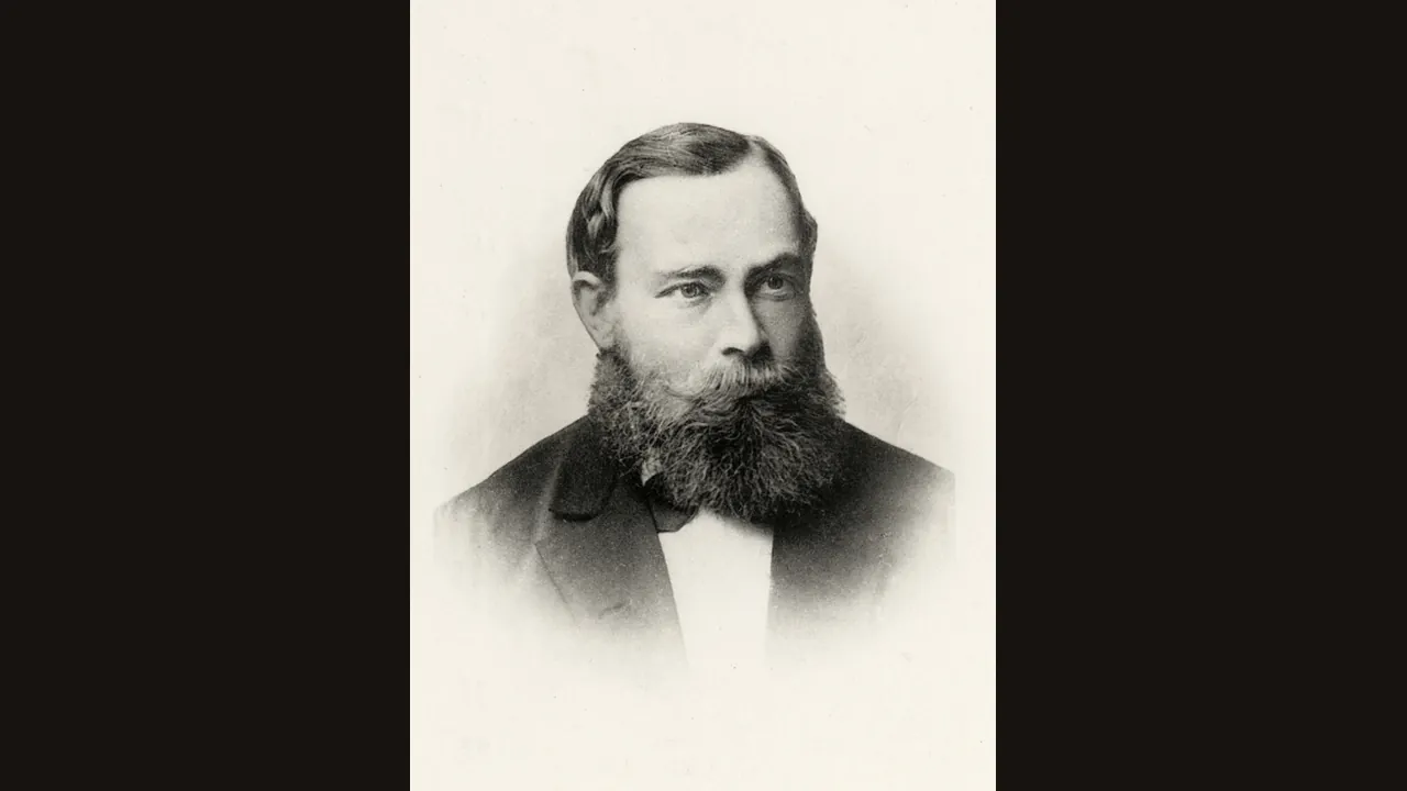 Photograph of Gottlob Frege, about 1879 (Wikimedia Commons, public domain)