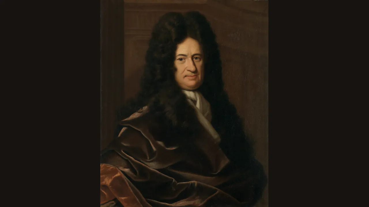 Portrait of Gottfried Wilhelm Leibniz, about 1695 (Wikimedia Commons, public domain)