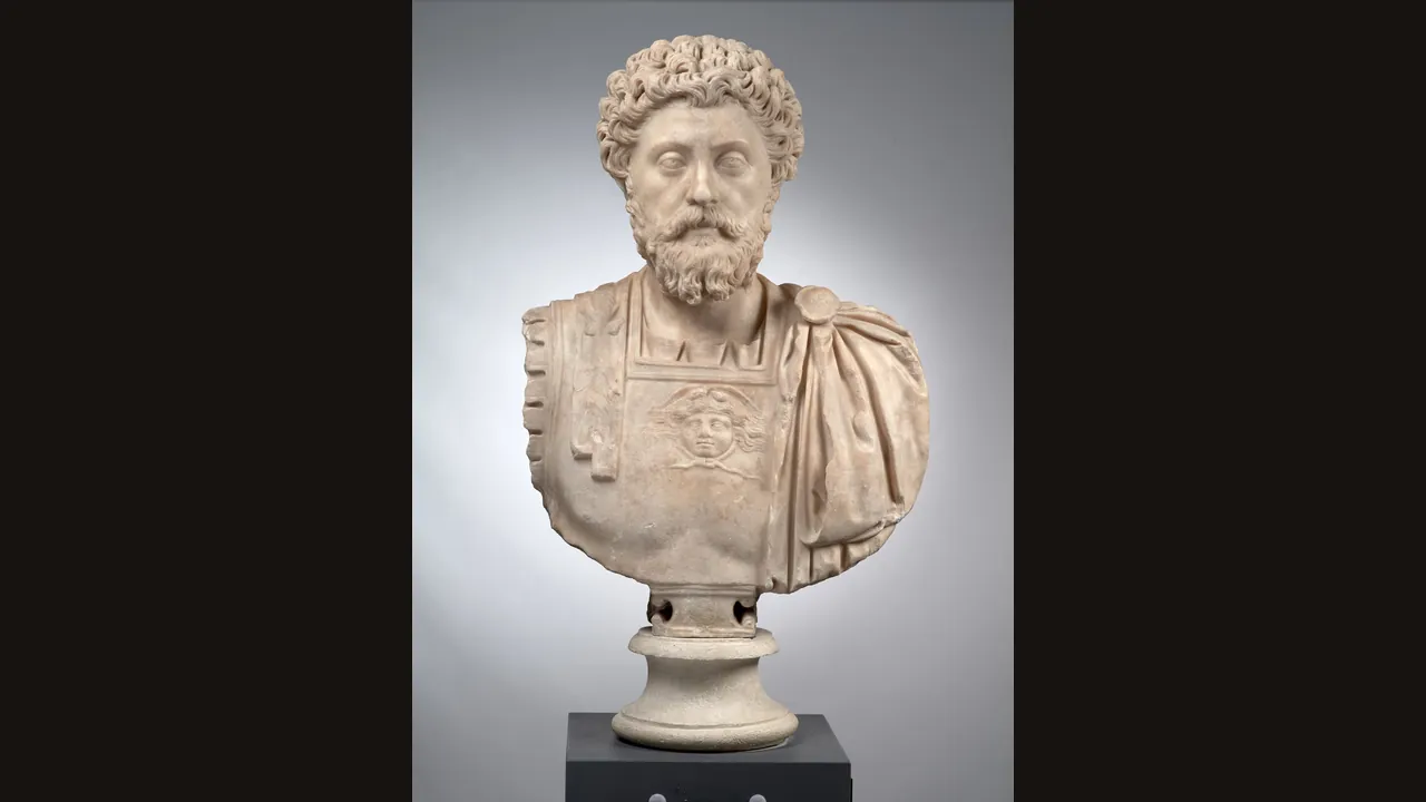 Marble bust of Marcus Aurelius, Toulouse Museum (Wikimedia Commons, CC BY-SA)