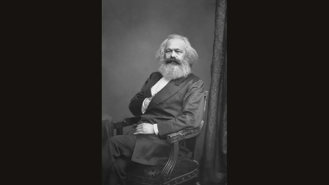 Photograph of Karl Marx, 1875 (Wikimedia Commons, public domain)