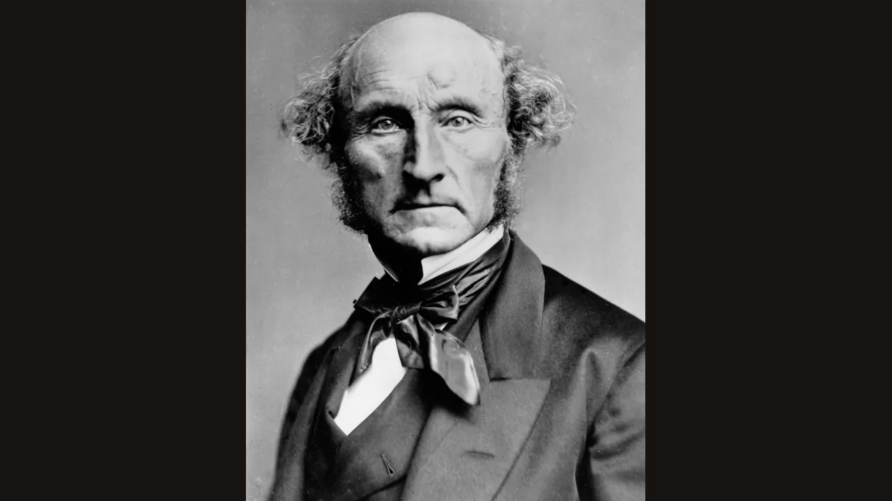 Photograph of John Stuart Mill, about 1870 (Wikimedia Commons, public domain)