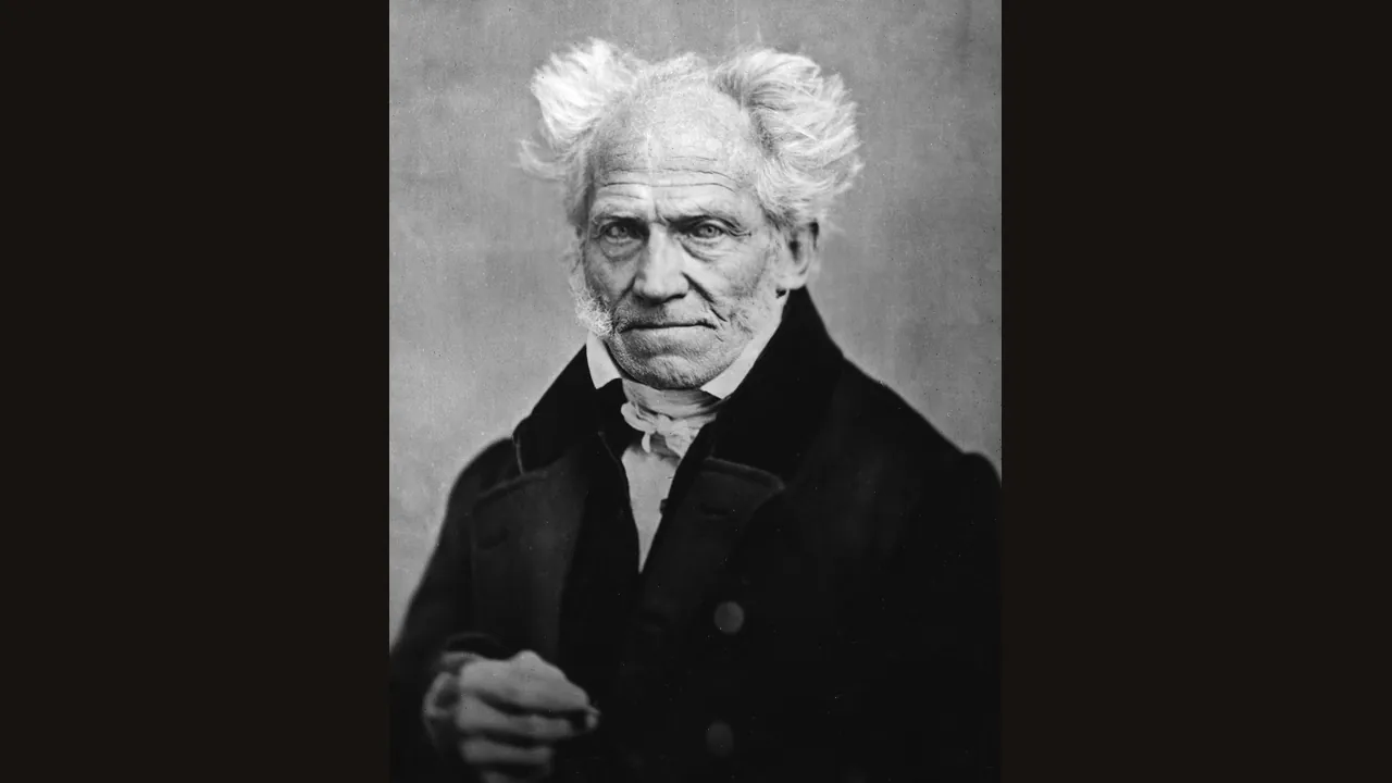 Photograph of Arthur Schopenhauer, 1859 (Wikimedia Commons, public domain)