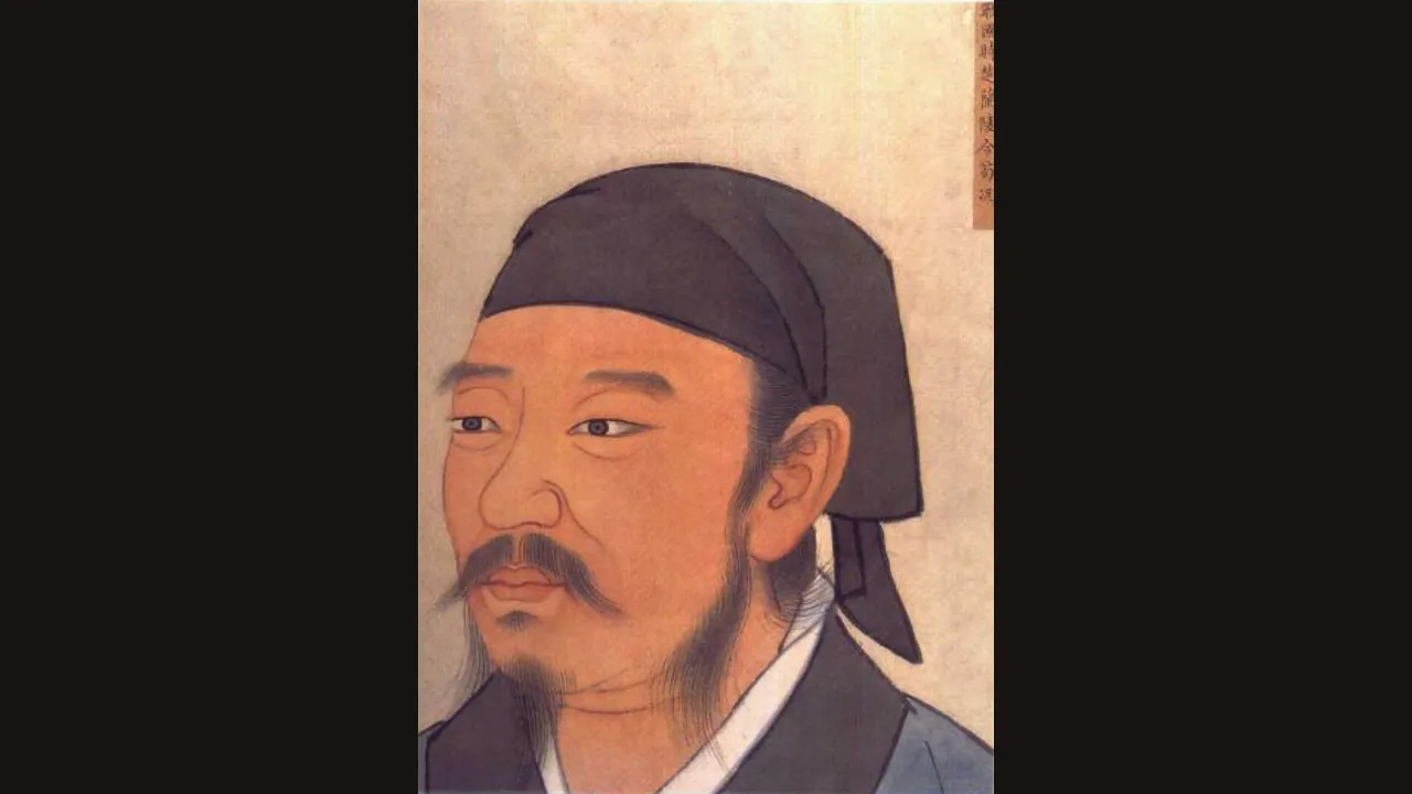 Traditional Chinese portrait of Xunzi (Wikimedia Commons, public domain)
