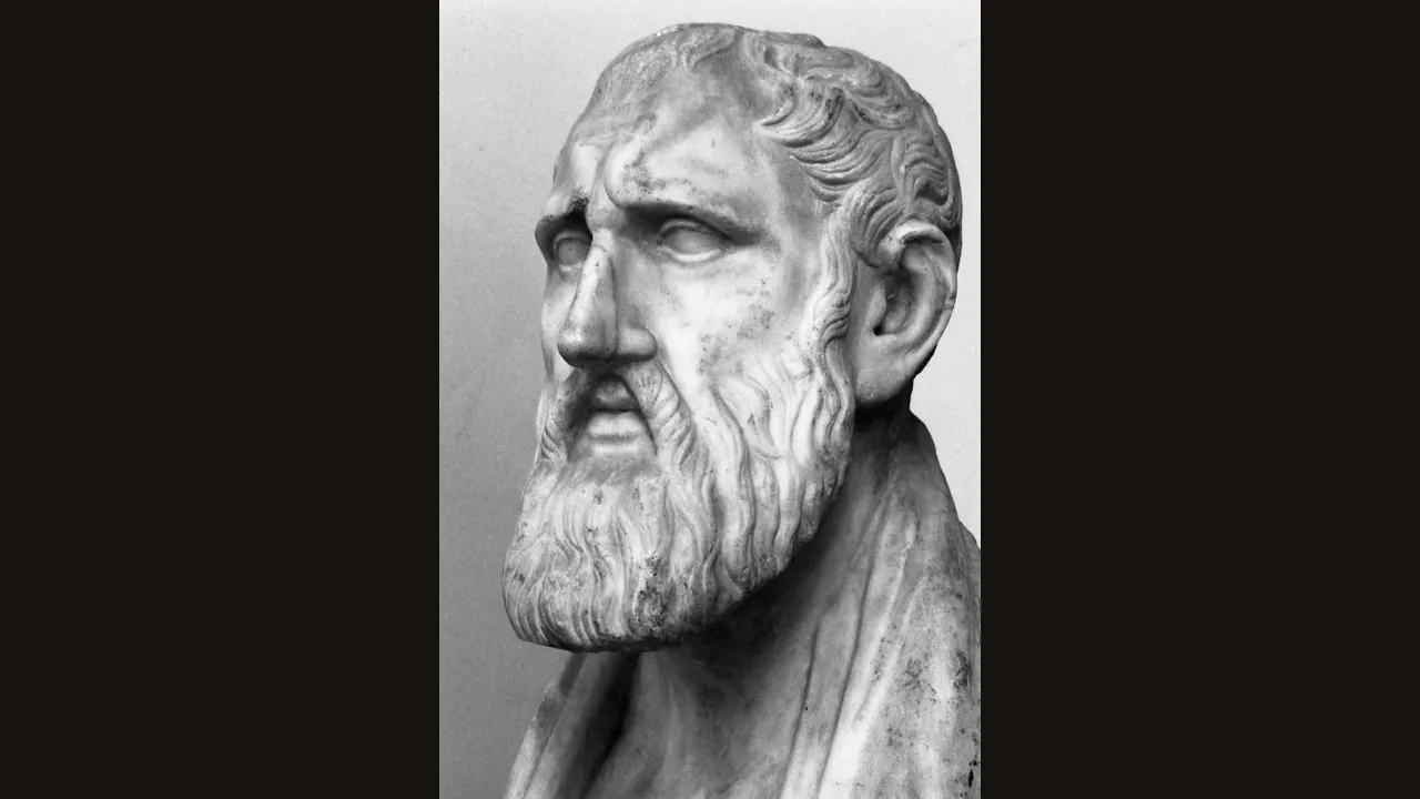 Marble bust of Zeno of Citium, Naples Museum (Wikimedia Commons, CC BY-SA)