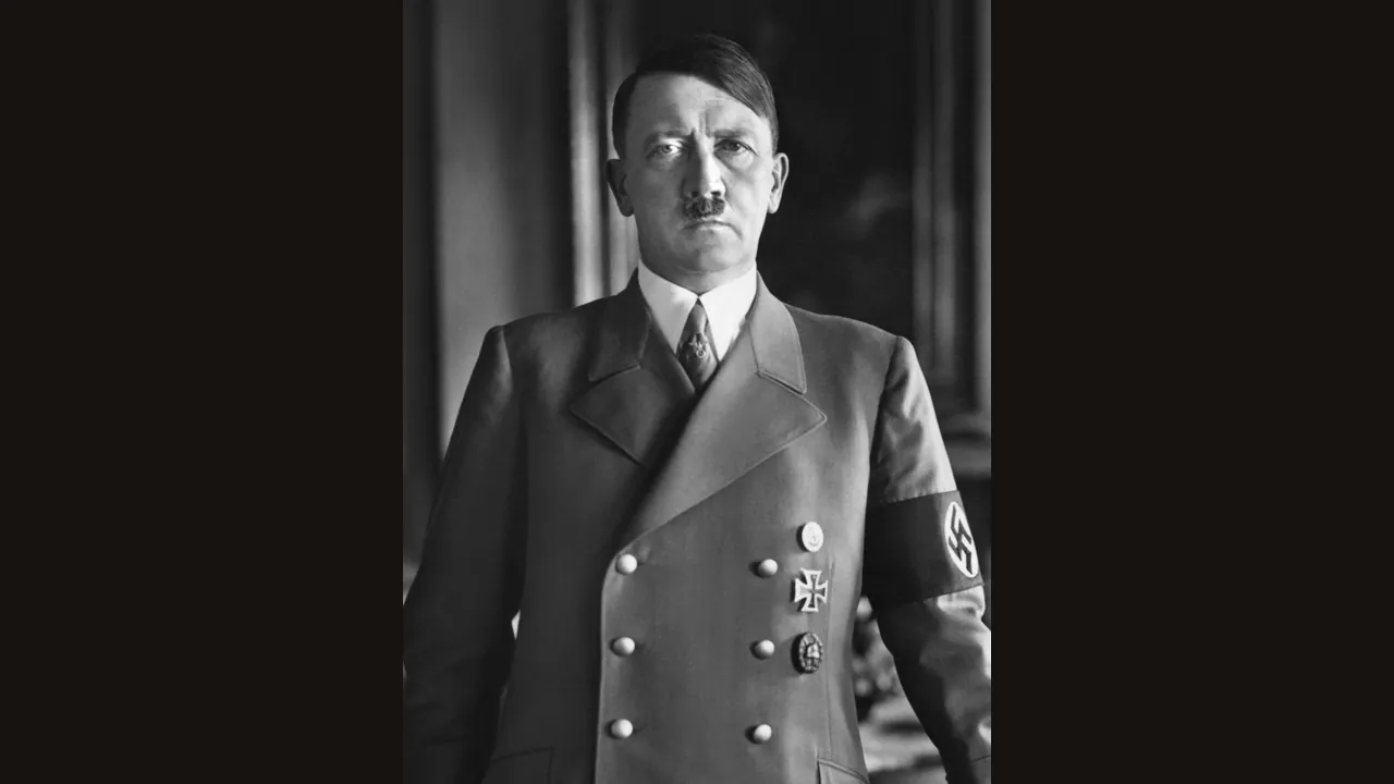 Adolf Hitler, 1938 portrait photograph (via Wikimedia Commons)