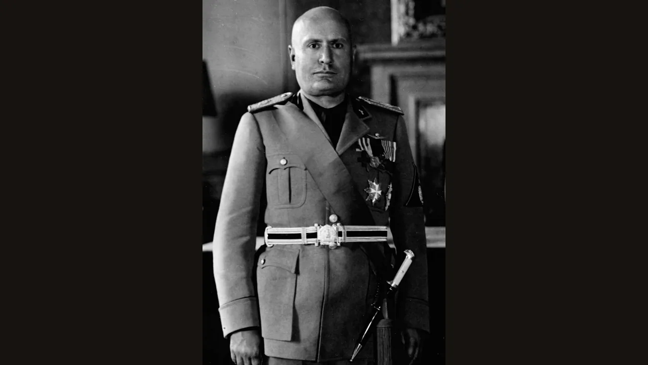 Benito Mussolini in the 1930s, photograph (Wikimedia Commons)