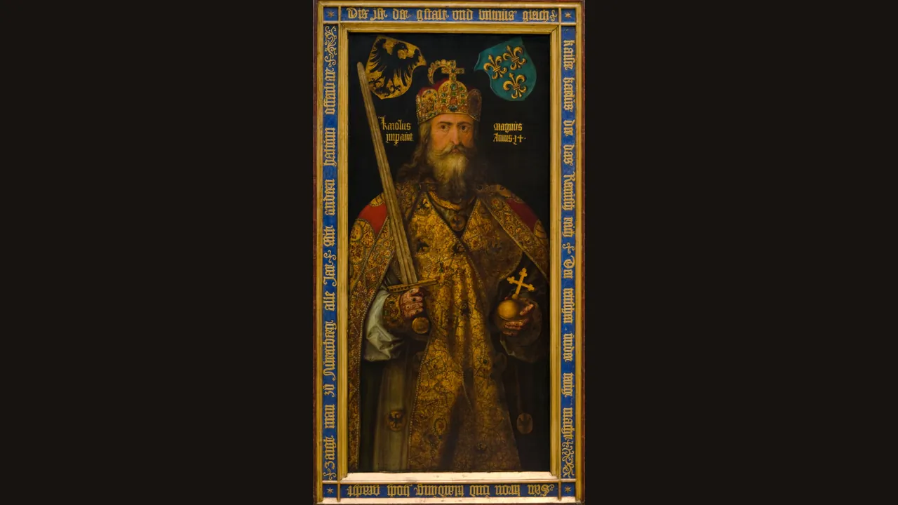 Charlemagne, portrait by Albrecht Durer (Wikimedia Commons)
