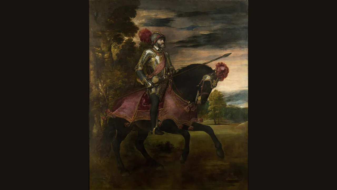 Charles V, equestrian portrait by Titian (Wikimedia Commons)