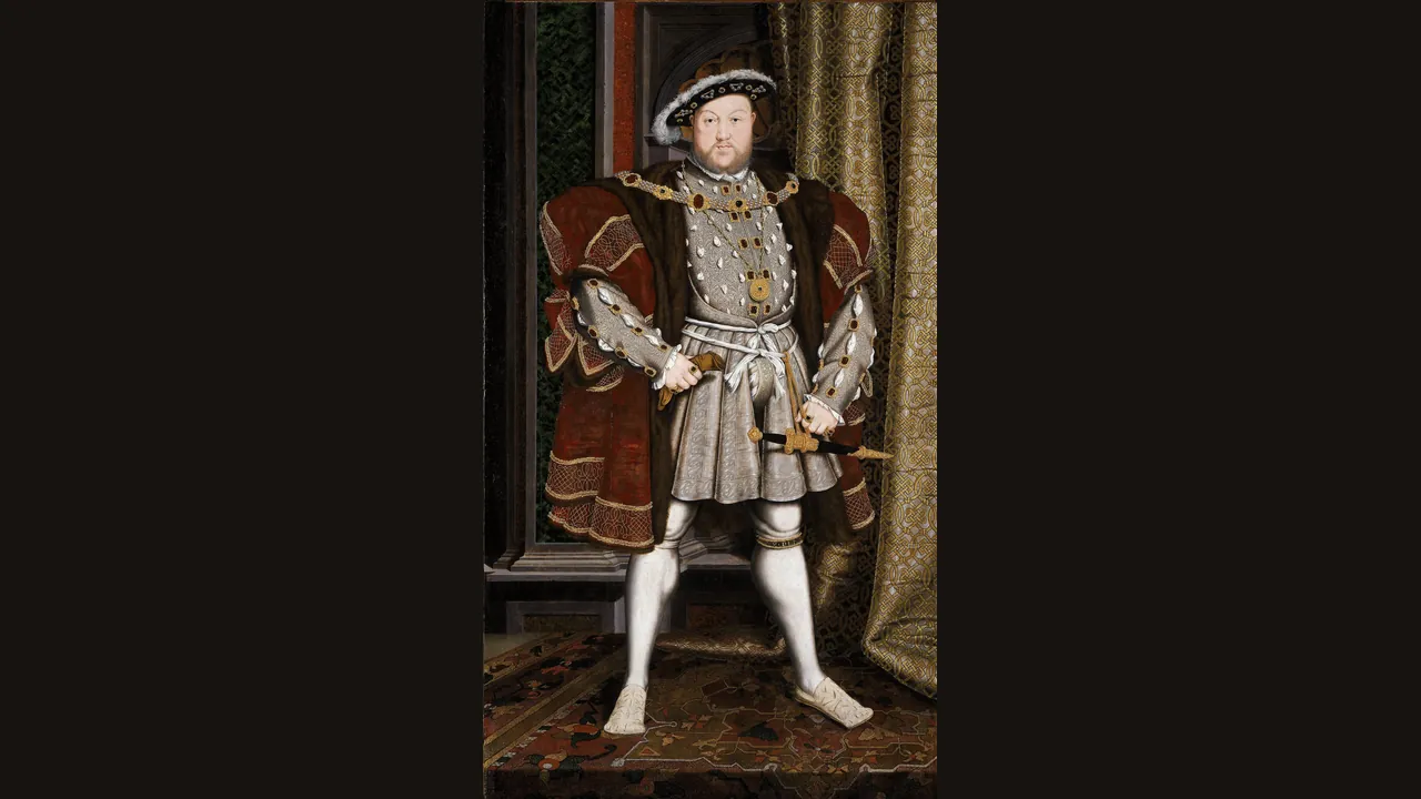 Henry VIII, portrait by Hans Holbein the Younger (Wikimedia Commons)