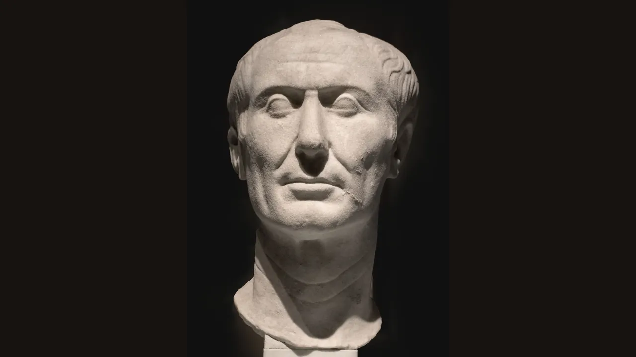 Bust of Julius Caesar, the Tusculum portrait (photograph via Wikimedia Commons)