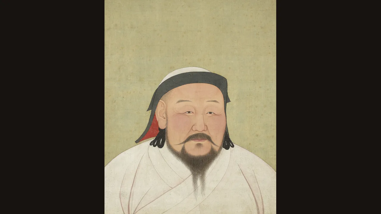 Traditional portrait of Kublai Khan (Wikimedia Commons)