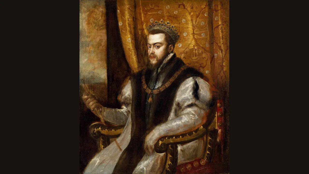 Philip II of Spain, portrait by Titian (Wikimedia Commons)