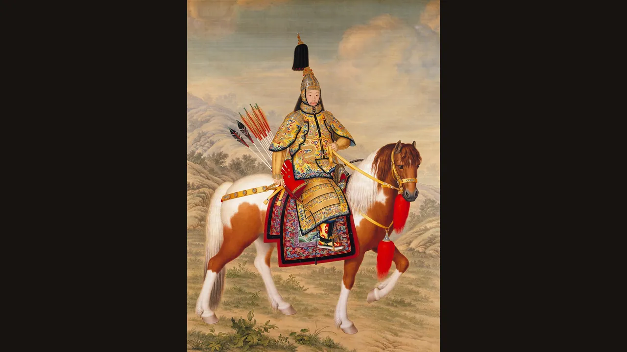 Imperial portrait of the Qianlong Emperor (Wikimedia Commons)