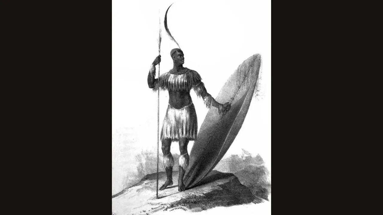 Shaka, idealized 19th century depiction (Wikimedia Commons)