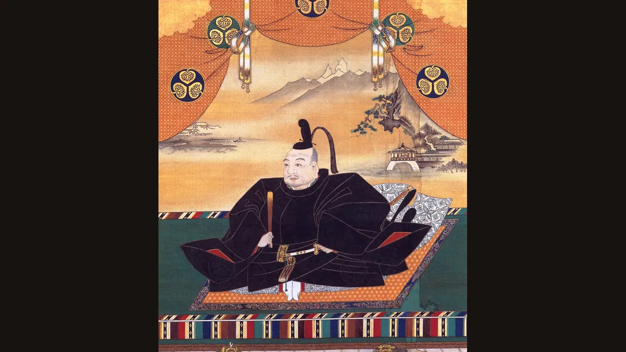 Tokugawa Ieyasu in court dress (Wikimedia Commons)